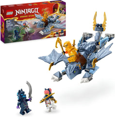 LEGO NINJAGO Riyu The Baby Dragon, Dračí hračka se 3 minifigurkami, Sestavitelná hračka Ninja pro 6leté chlapce a dívky, Akční dárek pro děti 71810 Stavebnice Besuche den LEGO-Store Singur