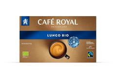Café Royal Professional Pads, Bio Lungo, 50 Nespresso (R) Professional kompatible Pads für Office und Gastronomie, Bio und Fairtrade zertifiziert, 100 Prozent Arabica, Intensität 5
