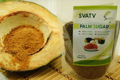SVATV Hnědý prášek z palmového cukru, 227 gramů Sweeteners Naty Shop