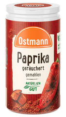 Ostmann Gewürze - Paprika geräuchert | Rauchiges Aroma für Bratkartoffeln, Gulasch nebo Rührei | 35 g v Der Streudose