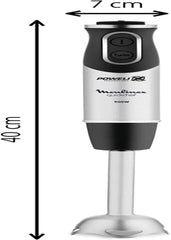 DD6558 DD655810 Quickchef 3-v-1 Tauchmixer, Powelix-Technology, 3 Zubehörteile, Edelstahl, Stahl/Schwarz Kitchen Naty Shop