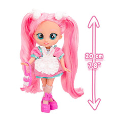 BFF BY CRY BABIES Coney - Modepuppe zum Sammeln, mit Langen Haaren, Stoffkleidung und 9 Zubehörteilen - Geschenk Spielzeug für Mädchen und Jungen +3 Jahre