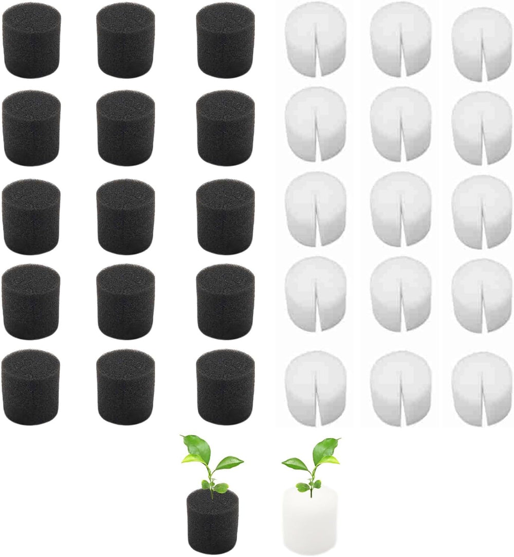 50 ks 32*30mm hydroponické houby Rockwool množení Hydroponický systém množení houba Blok sazenic houby skleníkový hydroponický systém pro pěstování sazenic zeleniny a květin