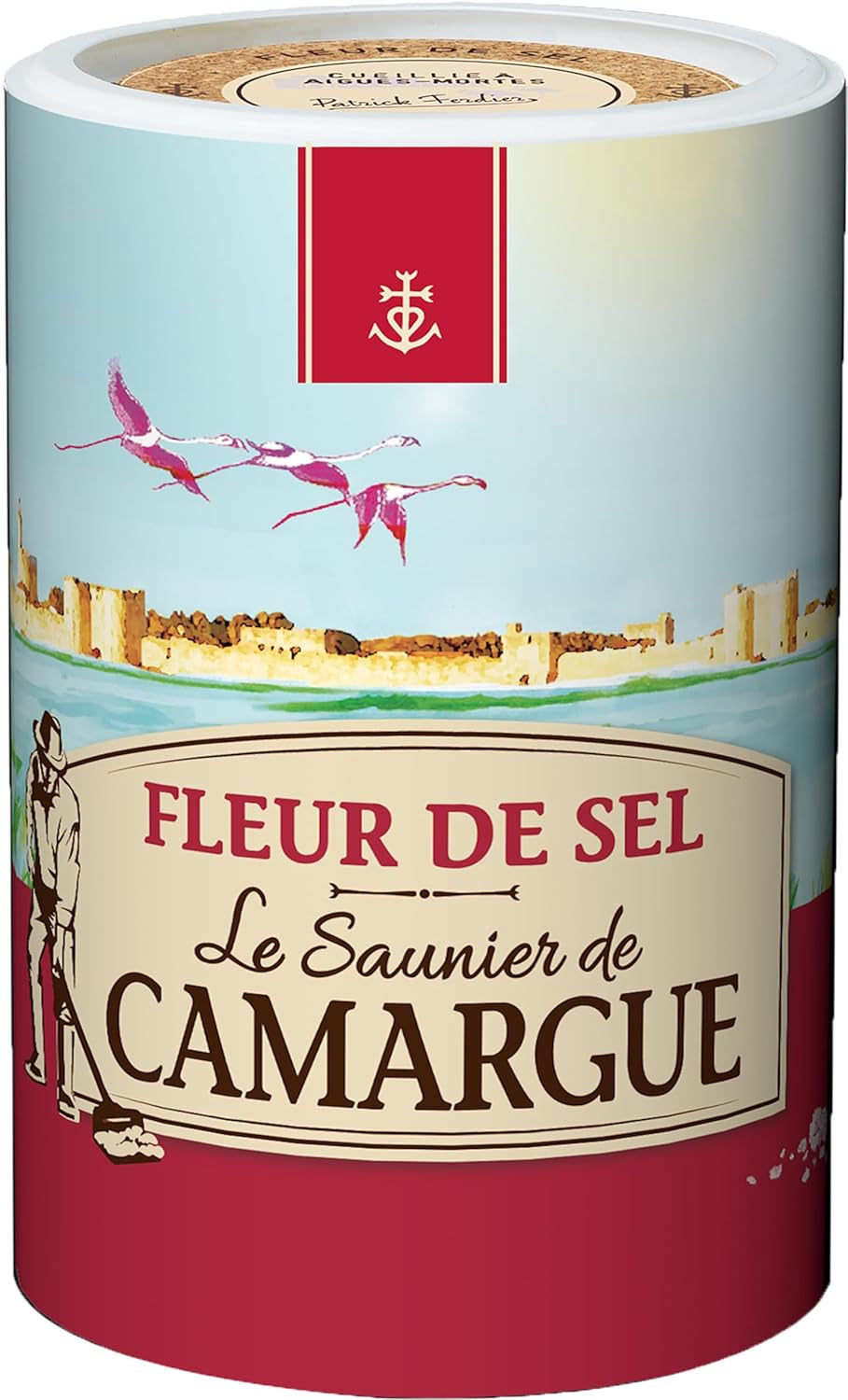 Le Saunier de Camargue Fleur De-Sel v dávce 1 kg, Premium Meersalz aus Süd-Frankreich, Ideal zum Verfeinern von Gerichten