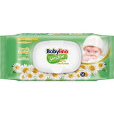 Dětské ubrousky Sensitive, 0 % vůně, 98 % přírodní složení, které obnovuje rovnováhu pH pokožky, pečeť svěžesti, 54 ubrousků