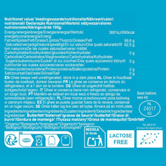 Ghee Easy 850g Ghee Bio von Grasgefütterten Kühen - Ghee Butter ohne Zusatzstoffe - Zertifiziert Organisch & Biologisch - Hochreines Ayurveda Ghee ohne Laktose und Gluten - 100% Europäisch