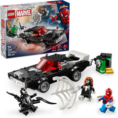 LEGO Marvel Spider-Man Mech vs. Venom Muscle Car – Autíčko se 3 minifigurkami superhrdinů – Model auta se střílečkami – Dárek pro chlapce a dívky ve věku 7+ 76309 Stavebnice Besuche den LEGO-Store Výchozí název