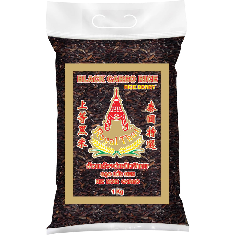 ROYAL THAI RICE - Dlouhozrnná černá rýže (rýžová zrna) - 1 x 1 kg