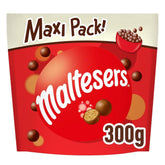 Maltesers, bile de ciocolată cu un centru crocant și ușor, aerat, gustare de ciocolată, 1 pachet (1 x 300g)