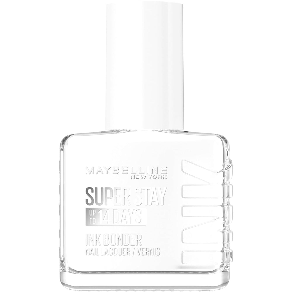 Maybelline New York Super Stay Ink Bonder 940 Alpine Snow - dlouhotrvající lak na nehty pro silné nehty a intenzivní barvu, 12,3 ml