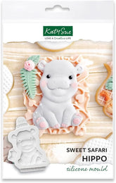 Katy Sue, Silikonový odlitek Sweet Safari, Hroch Naty Shop Kitchen