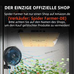 Spider Farmer SF1000 Full Spectrum Stmívatelné LED růstové světlo, Dioda Samsung LM301H EVO, 70x70x160cm sada Full Grow stanu, sada hydroponického pěstebního stanu, ventilační systém