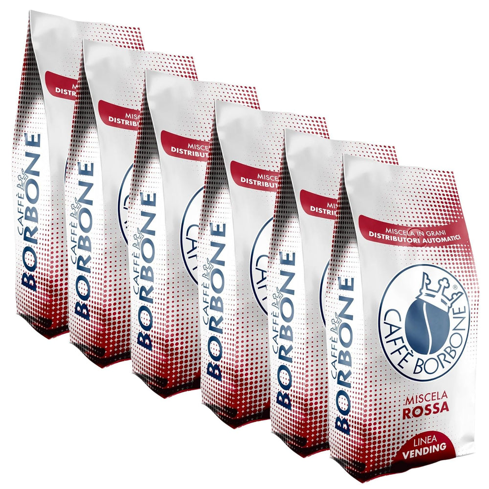Boabe de cafea RED Blend Caffè Borbone Vending 1 kg x 6