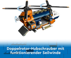 LEGO City Helikoptéra Jungle Explorer, dobrodružná hrací sada pro děti 8+, vánoční nebo narozeninový dárek pro děti, 5 minifigurek a 3 gorily 60437 Stavebnice Besuche den LEGO-Store