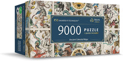 Trefl Prime - UFT Puzzle: Ancient Celestial Maps - 9000 Piece Ancient Celestial Map Velké puzzle Nejtlustší karton Organické EKO Zábava pro dospělé a děti Puzzle 12+ Výchozí název Naty Shop