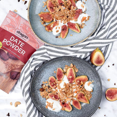 Datlový prášek 100% organický, veganský a bezlepkový, přirozeně sladký, 6 x 250 gramů dehydratované produkty Naty Shop