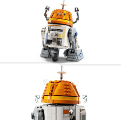 LEGO Star Wars figurka 75416 Ahsoka Astromech Droid Chopper (C1-10P) - hračka s pohyblivou hlavou, odnímatelnými rameny a centrálním kolem - dárek pro fanoušky Ahsoky, chlapce a dívky starší 10 let Stavebnice Besuche den LEGO-Store