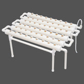 1vrstvá sada pro hydroponické pěstování s 54 květináči, systémy pro pěstování bez půdy z PVC s vodní pumpou, sady pro hydroponické pěstování pro pěstování zeleniny a ovoce na balkónech, zahradách, terasách a dvorcích