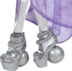 Păpușă Monster High Spectra Vondergeist cu dihorul Rhuen și accesorii precum rucsac, tabletă, gustări și multe altele, HXH77 Papusi Naty Shop