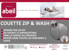 Přehoz se zipem a vyprat, 220 X 240 cm Přikrývky a přikrývky Naty Shop