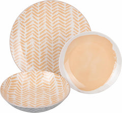 Soho 18-teiliges Geschirrset aus Porzellan, 6 verschiedene Sitzplätze