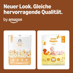 Ultra suché plenky Amazon, velikost 3 (4-9 kg) – měsíční krabička, bílá, počet 172 (2 balení po 86) (dříve Mama Bear, identický produkt)
