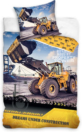 Dětské povlečení, bagr, bavlna Povlečení - dětské Naty Shop Výchozí název