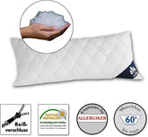 Perna Irisette Micro Thermo - Made in Germany - Pernă cu husă detașabilă din microfibră moale, 40 X 80 Cm, certificată Ã-ko-Tex Perne standard Naty Shop Singur 1pachet-40 X 80 Cm