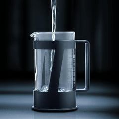 Cafetieră Bodum CREMA (sistem French Press, filtru permanent din oțel inoxidabil, capac de siguranță, 0,5 litri) neagră
