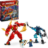 LEGO NINJAGO Akční figurka Kaiova figurka pro děti s nastavitelnou červenou figurkou nindža Set 4 figurky včetně Kaie a Zana Dárek pro 7leté chlapce a dívky 71808 Stavebnice Beuche den LEGO-Store Single