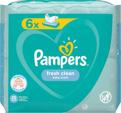 Pampers 81688049 Fresh Clean dětské ubrousky, bílé