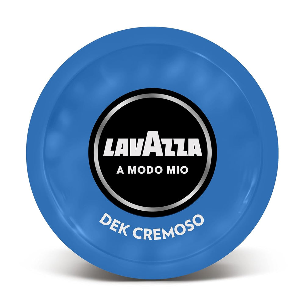 Lavazza A Modo Mio Dek Cremoso, 256 Kaffeekapseln, für einen entkoffeinierten Espresso mit aromatischen Noten von Mandeln und Canditis, 100% Arabica, Intensität 7/13, mittlere Röstung, 16 Packungen