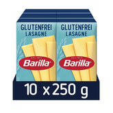 Bezlepkové lasagne s těstovinami Barilla, vyrobené z lahodné kukuřice a rýže, ideální pro lidi s celiakií nebo nesnášenlivostí lepku, balení 10 ks (10 x 250 g)