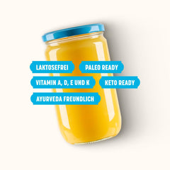 Ghí máslo BIO 600 g - Ideální na smažení a pečení Bez laktózy