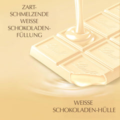 Lindt LINDOR Bílá čokoláda, 100 gramová tyčinka Čokoládové bonbony Naty Shop