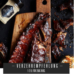 Ankerkraut Sweet Apple Ribs, fruchtige BBQ-Rub Gewürzmischung zum Grillen von Spare-Ribs und Schwein, 240 g im Streuer