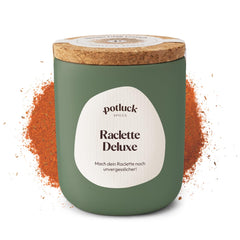 Potluck | Raclette Gewürz | Würzmischung im Keramiktopf | 70 g | Veganské, bezlepkové a s přírodními ingrediencemi