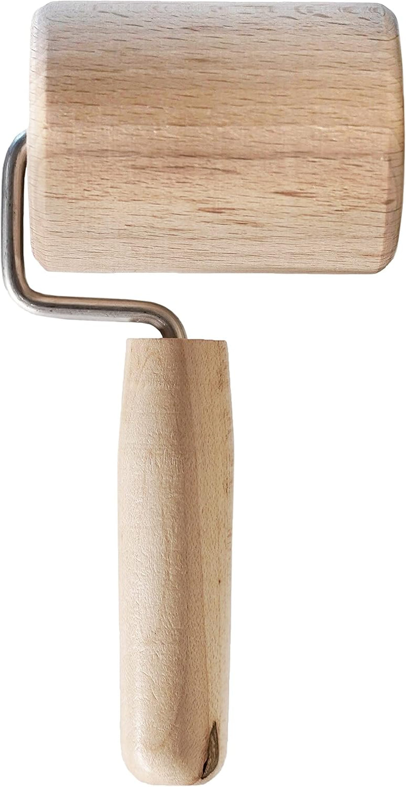 Chinchilla® Backblechroller/Teigroller zylindrisch aus Buchenholz | Der stabilní Helper für die Küche | Vyrobeno v Německu | Nachhaltige Qualität aus Deutschland | 18 x 5 cm