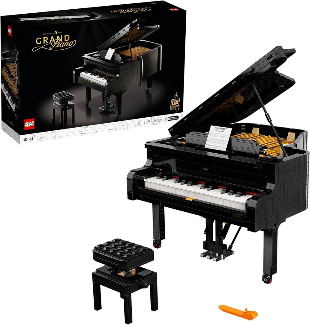 LEGO Ideas koncertní křídlo (21323); Stavebnice; Váš vlastní koncertní klavír; Skvělý modelářský projekt pro talentovaného pianistu, hudebníka, milovníka hudby nebo fandy (3 662 dílků) Stavebnice Besuche den LEGO-Store Single