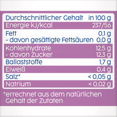 Sáčky s borůvkami, jablky a banány - 16 (4 balení, každá 4 x 90 g), bez přidaného cukru, bez lepku, ideální pro s sebou a svačiny na cestách