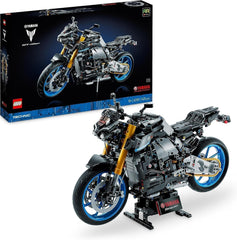LEGO 42159 Technic Stavebnice motocyklu Yamaha MT-10 SP pro dospělé, autentický model vozidla se čtyřválcovým motorem, funkční řízení a aplikace Ar, dárek pro muže a ženy Stavebnice Besuche den LEGO-Store Technic Yamaha