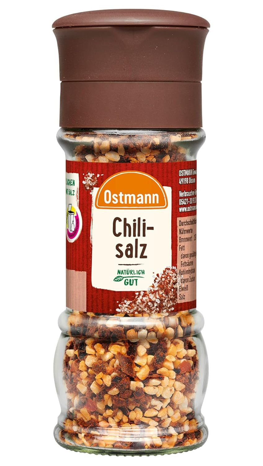 Ostmann Gewürze - Chilisalz Mühle | 80 g v der Mühle