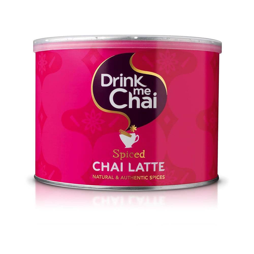 Drink Me Chai Spiced Chai Latte 1 kg (pachet de 1) - doar adaugă apă, pudră Chai Latte (50 porții)