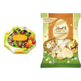 Čokoládová výběrová vejce | 288 g | 2 x chocholatá vejce a čokoládové lanýže | 3 x 90 g | Nejlepší lanýže Marc de Champagne v bílé čokoládě | Velikonoční čokoláda | Dárek z čokolády