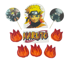Sada 9 jedlých dekorací na dort – Naruto motivy