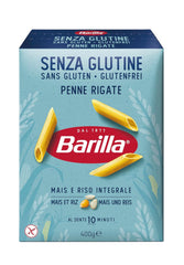 Barilla Penne Rigate bezlepkové těstoviny z lahodné kukuřice a rýže - ideální pro lidi s celiakií nebo intolerancí lepku (14 x 400 g)