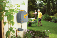 Cutie de furtun Hozelock Fast Reel pentru montare pe perete cu furtun de 40 m