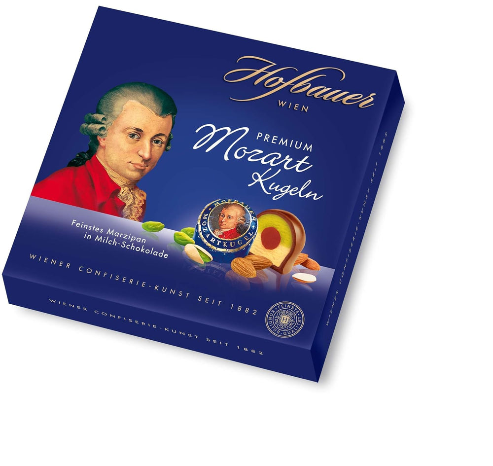 Hofbauer Vienna, Mozartkugeln 200 g, mléčná čokoláda