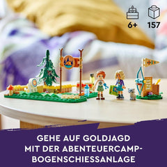 LEGO Friends Lukostřelba v dobrodružném táboře Dětská stavebnice s lukem a šípem, 2 figurkami a umyvadlem, pro dívky a chlapce Věk 6+ 42622 Stavebnice Besuche den LEGO-Store