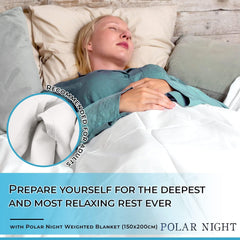 Zátěžová přikrývka pro dospělé 150 X 200 Cm, 7Kg - Zátěžová přikrývka pro hluboký spánek, těžká přikrývka, terapeutická přikrývka ze 100% bavlny, relaxační přikrývka Oeko-Tex® 100 Comforter Standardní postele a přikrývky Polar Night